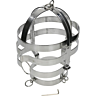 Maschera BDSM Metal Hard con collare in acciaio