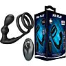 Anello per pene MR PLAY con plug anal e vibrazione controllata