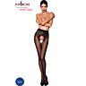 Medias PASSION WOMAN GARTER & STOCK 006 con taglio audace