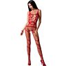 Bodystocking Passion BS058 Rosso Taglia Unica