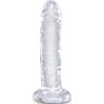 Dildo realistico KING COCK Clear 15.5 cm