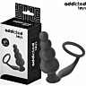 Plug Anale Addicted Toys Modello 5 con Anello per Testicoli