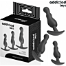 Set di 3 Plugs Anali Addicted Toys per ogni livello