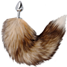 Plug Anal DARKNESS TAIL BUTT PLUG SILVER con coda