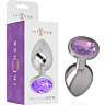 Plug anal INTENSE con gioiello di diamante taglia M