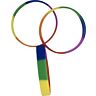 Bracciale in silicone PRIDE con colori della bandiera LGBT