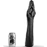 Dildo Fisting All Black 40 cm con dettagli realistici