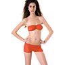 Lingerie Music Legs Top Short Rosso con Sostegno
