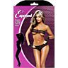 Lingerie Exposed Twilight Bikini con Guanti L/XL