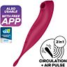 Succionatore Satisfyer Twirling Pro+ con app e vibrazione
