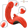 Vibratore U INTENSE Paulina con stimolazione doppia