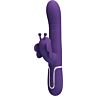 Vibratore Rabbit Pretty Love 4 in 1 con stimolatore