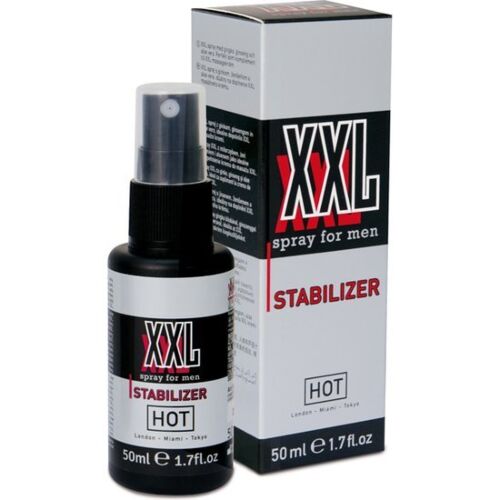 Spray Intimo HOT XXL per Uomo da 50ml con Ginkgo e Ginseng