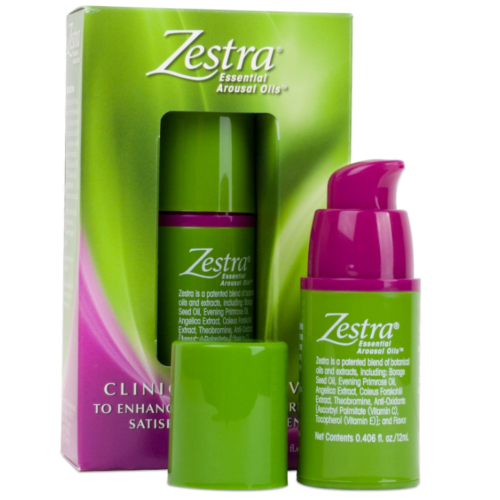 Olio Stimolante Zestra Deluxe Bottle con Effetto Calore