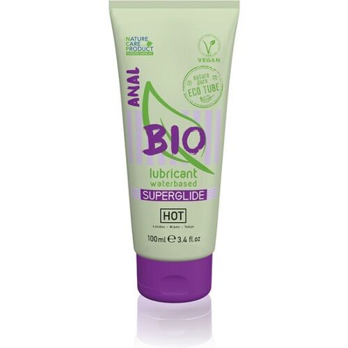Lubrificante BIO HOT Superglide Anal 100ml per Comfort Estremo