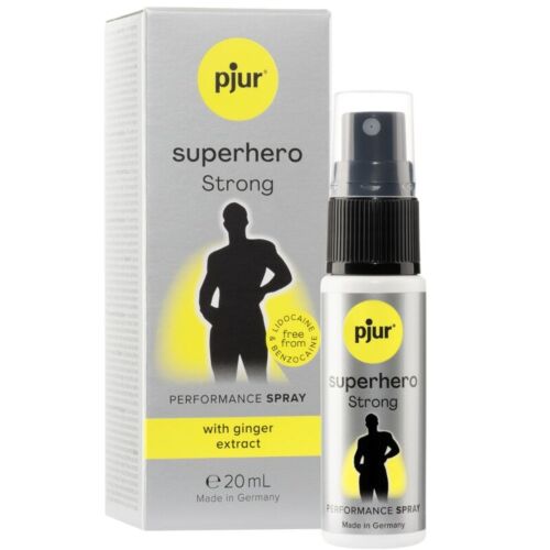 Spray Ritardante PJUR Superhero Strong 20 ML per Maggiore Durata