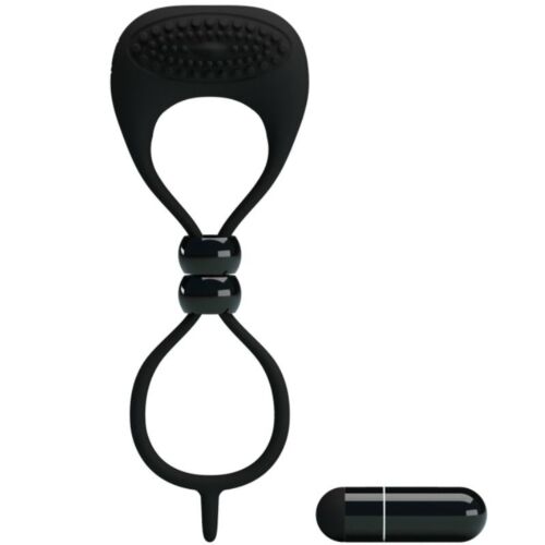 Anello Doppio Pretty Love per Pene e Testicoli con Vibrazione