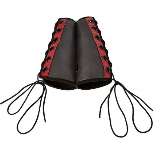 Polsini con guanto di zafferano - manette da prigioniero - rosso