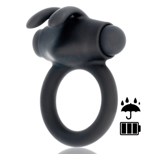 Anello Vibrante BLACK&SILVER AGRON RING 2.0 con Vibrazioni Potenti