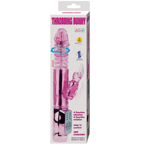 Vibratore Rabbit BAILE ROTATIONS Throbbing Butterfly con doppia rotazione