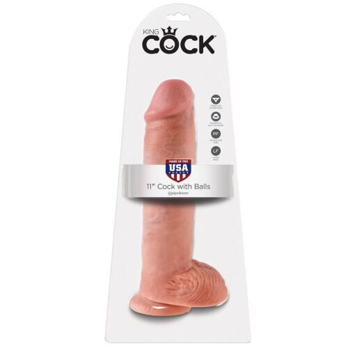 Dildo King Cock 11 Realistico 28 cm con Testicoli
