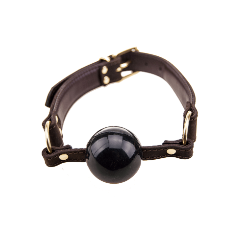Gag in Nubuck Bound con pallina solida