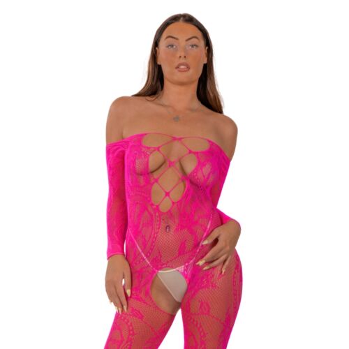 Bodystocking Lace Up Front All'inguine