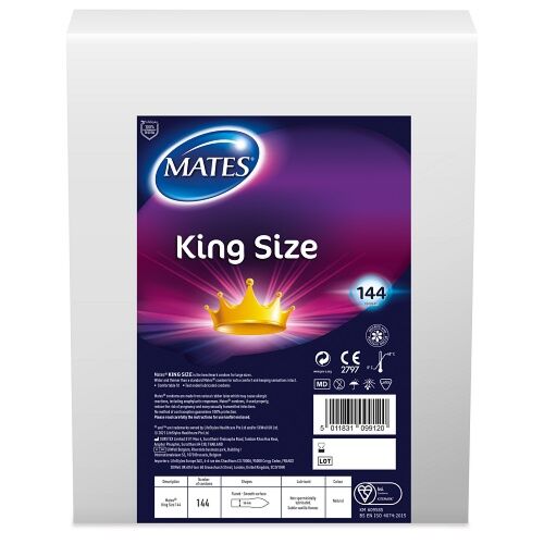 Preservativo Mates King Size con vestibilità ampia