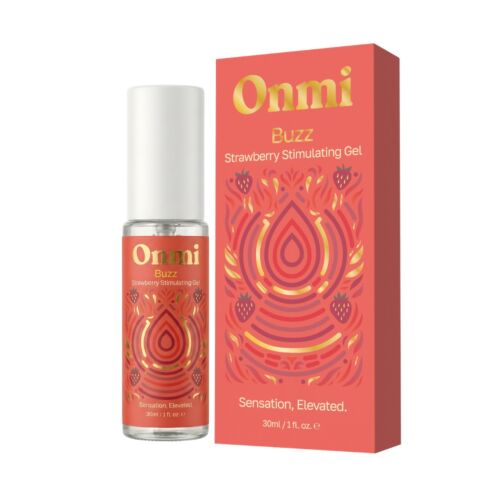 Gel stimolante Onmi Buzz Strawberry 30ml con effetto riscaldante
