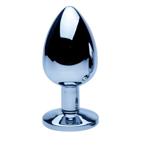 Butt Plug Precious Metals Large con base gioiello Plata