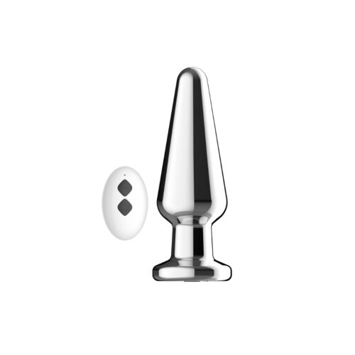 Butt Plug Toosh Remote Controlled in metallo