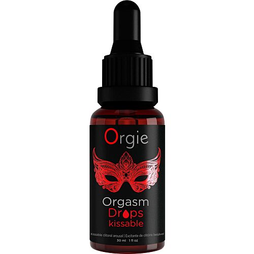 Gel Intimo Orgie Orgasm Drops Kissable 30 ml per Stimolazione Clitoridea