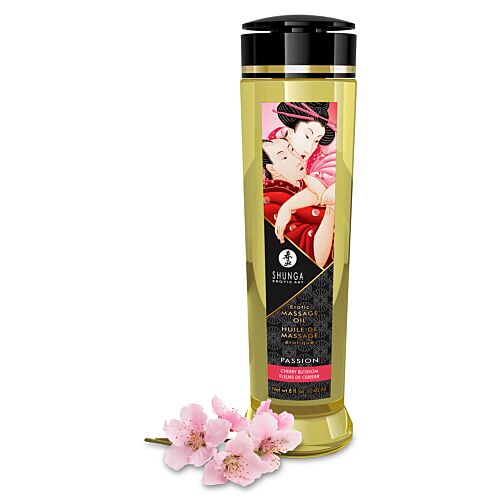 Olio da massaggio Shunga Cherry Blossom agli oli naturali