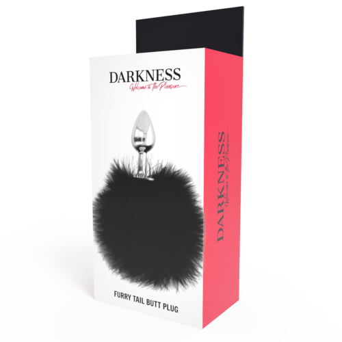 Plug Anal DARKNESS 7 cm con Coda Nera
