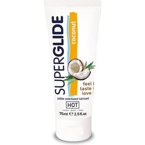 Lubrificante Comestibile Hot Superglide al Coco 75 ml