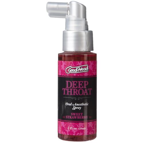 Spray per gola Doc Johnson Good Head Fragola 59 ml