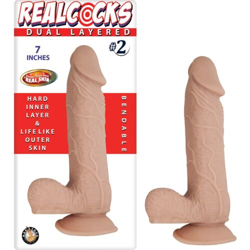 Dildo flessibile Nasstoys RealCocks Dual Layer