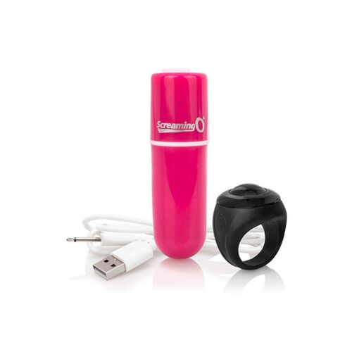 Bullet vibrante Screaming O Charged Vooom con telecomando
