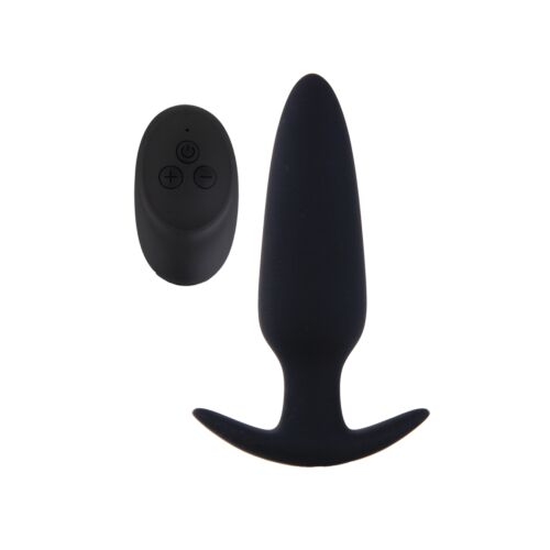 Plug Vibrante S Pleasures Apache Black con telecomando