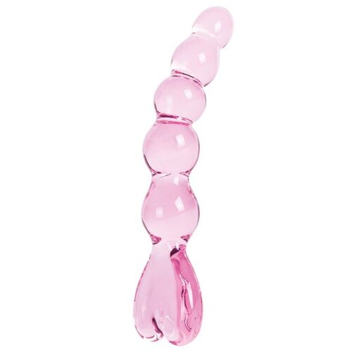 Dildo S Pleasures Crystal APHRODITE con design a modo di perle