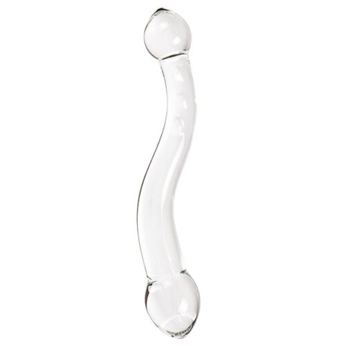 Dildo S Pleasures Crystal POLARIS con forma in 'S'