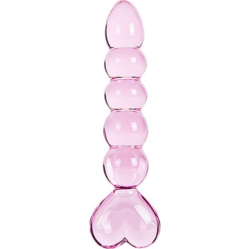Dildo S Pleasures Crystal VENUS con agarre en corazón