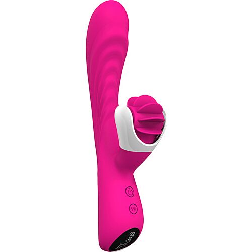 Vibratore S Pleasures Roar Pink con doppia stimolazione