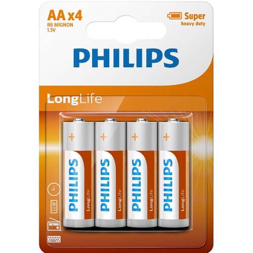 Batterie AA Philips 4 pack di alta qualità