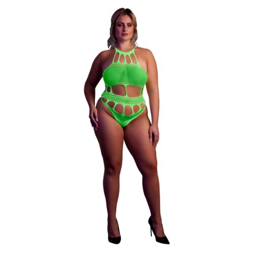 Body Cut Out Thong Shots Toys Neon Green
