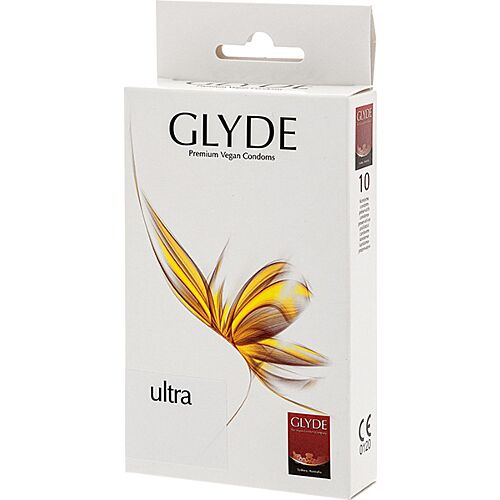 Preservativi Glyde Ultra 10 Uds | Vegani e Lubrificati