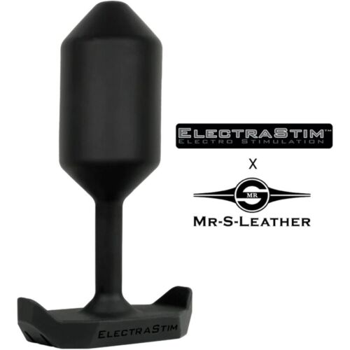 Plug Anale ElectraStim MR-S-Leather con stimolazione elettrica