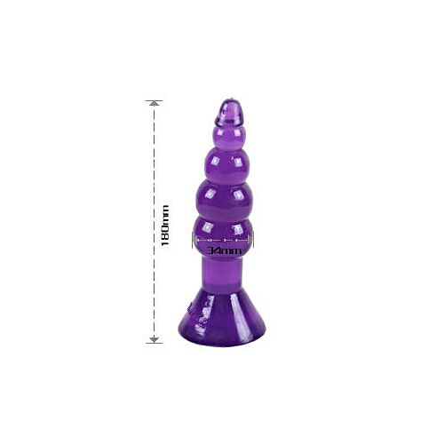 Plug Anale BAILE CLIMAX HAPPENS 17 CM con ventosa