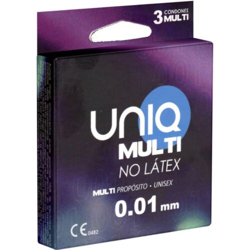 Preservativi Uniq MULTI senza lattice - Sensazione naturale