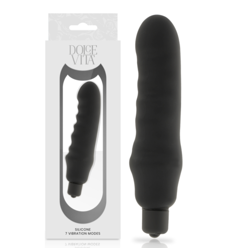 Vibratore Dolce Vita Genius Black Silicone